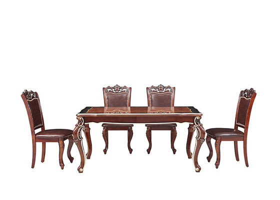 161x96x77cm Marmer Hotel Meja Makan Minimalis Modern
