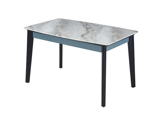 Fashion Simple Family Slate Dining Table, Meja Makan Desain Marmer