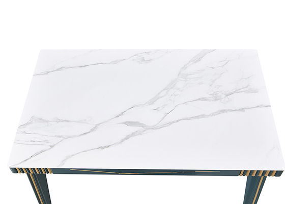 Meja Makan Batu Batu Marmer Kayu Solid Modern