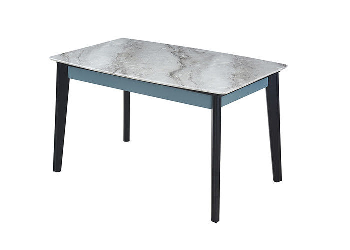 Fashion Simple Family Slate Dining Table, Meja Makan Desain Marmer
