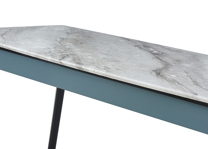 Fashion Simple Family Slate Dining Table, Meja Makan Desain Marmer