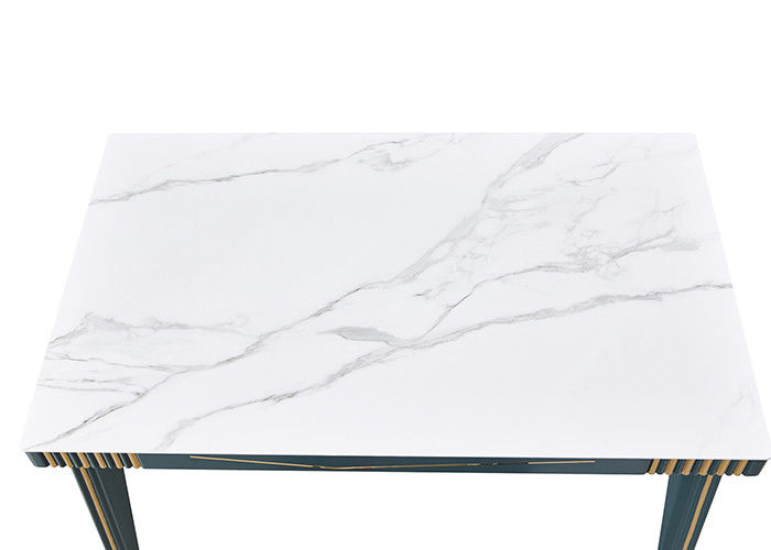Meja Makan Batu Batu Marmer Kayu Solid Modern