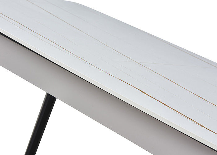 Meja Makan Batu Tulis Modern Sederhana 130x80x76cm