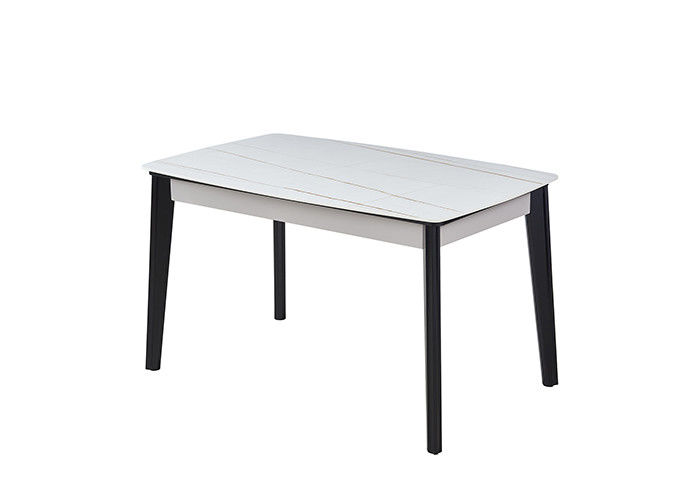 Meja Makan Batu Tulis Modern Sederhana 130x80x76cm