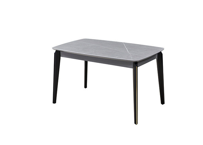 ISO9001 Modern Fashion Rock Board MDF Meja Makan