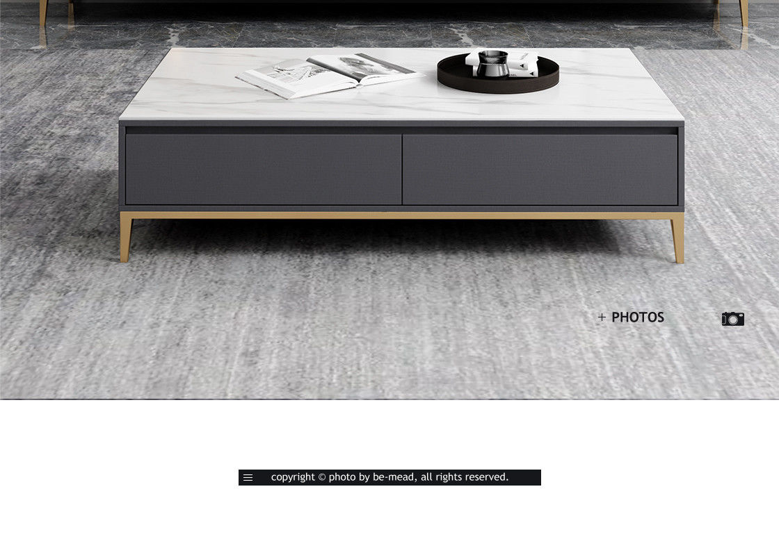 200x40x25cm Set Meja Kopi Unit TV Minimalis