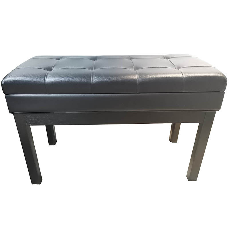 Storage Leather Odm Antique Double Piano Stool Tinggi Ottoman 86cm