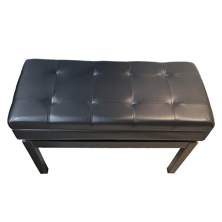 Storage Leather Odm Antique Double Piano Stool Tinggi Ottoman 86cm