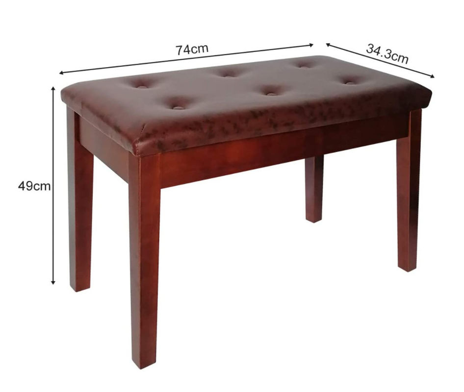 Ruang Kelas Ruang Tamu Odm Double Piano Stool Tinggi 34.3cm