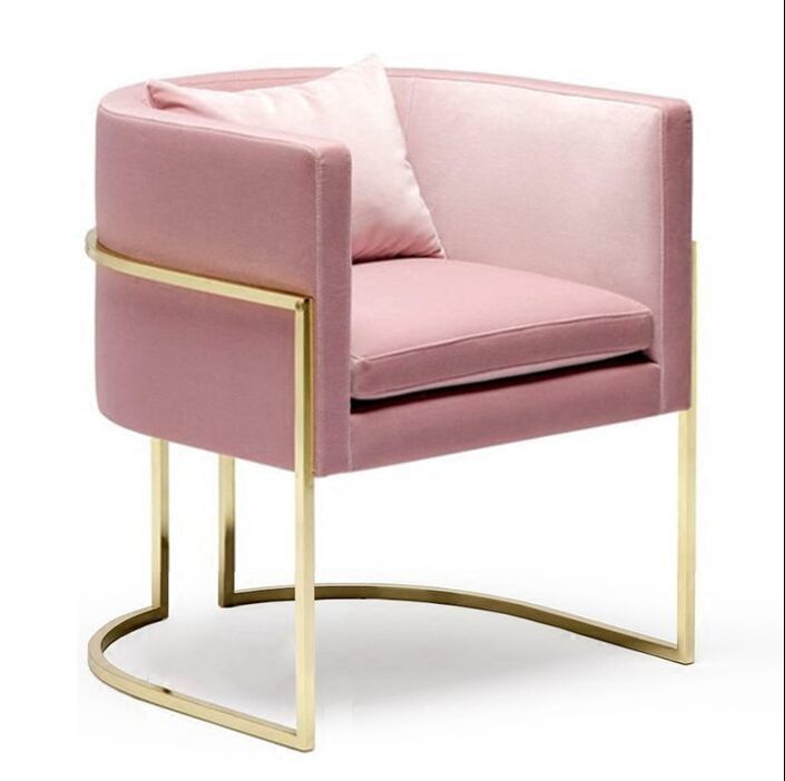 Nordic Studio Negosiasi Set Sofa Furnitur Besi Tempa
