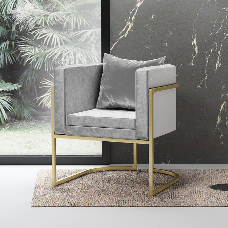 Nordic Studio Negosiasi Set Sofa Furnitur Besi Tempa