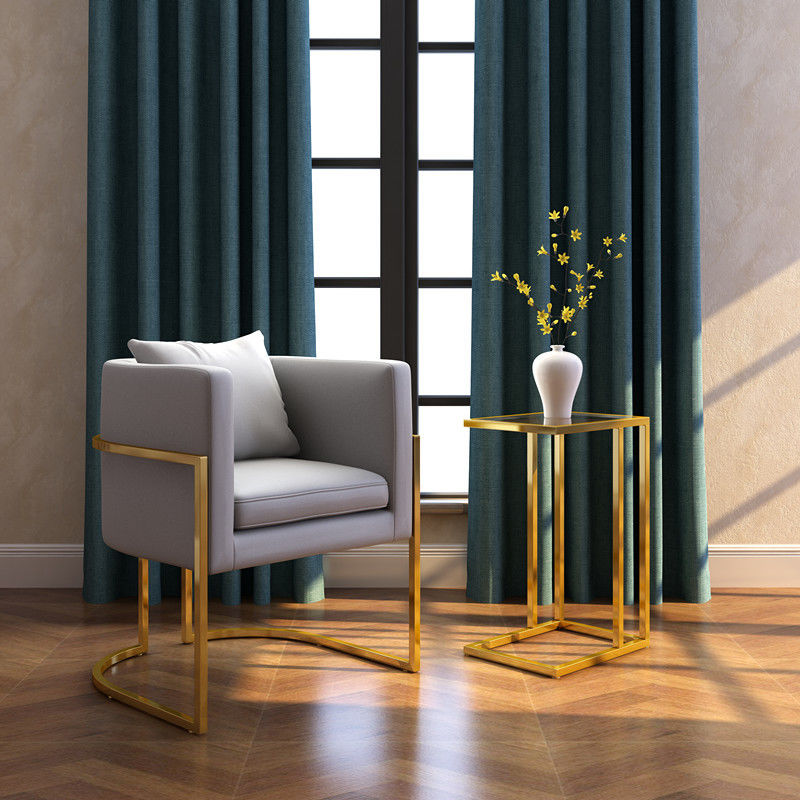 Nordic Studio Negosiasi Set Sofa Furnitur Besi Tempa
