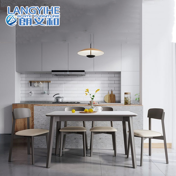 Lembaran Komposit Meja Makan Marmer Minimalis Modern
